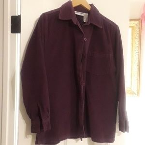 National purple corduroy shirt